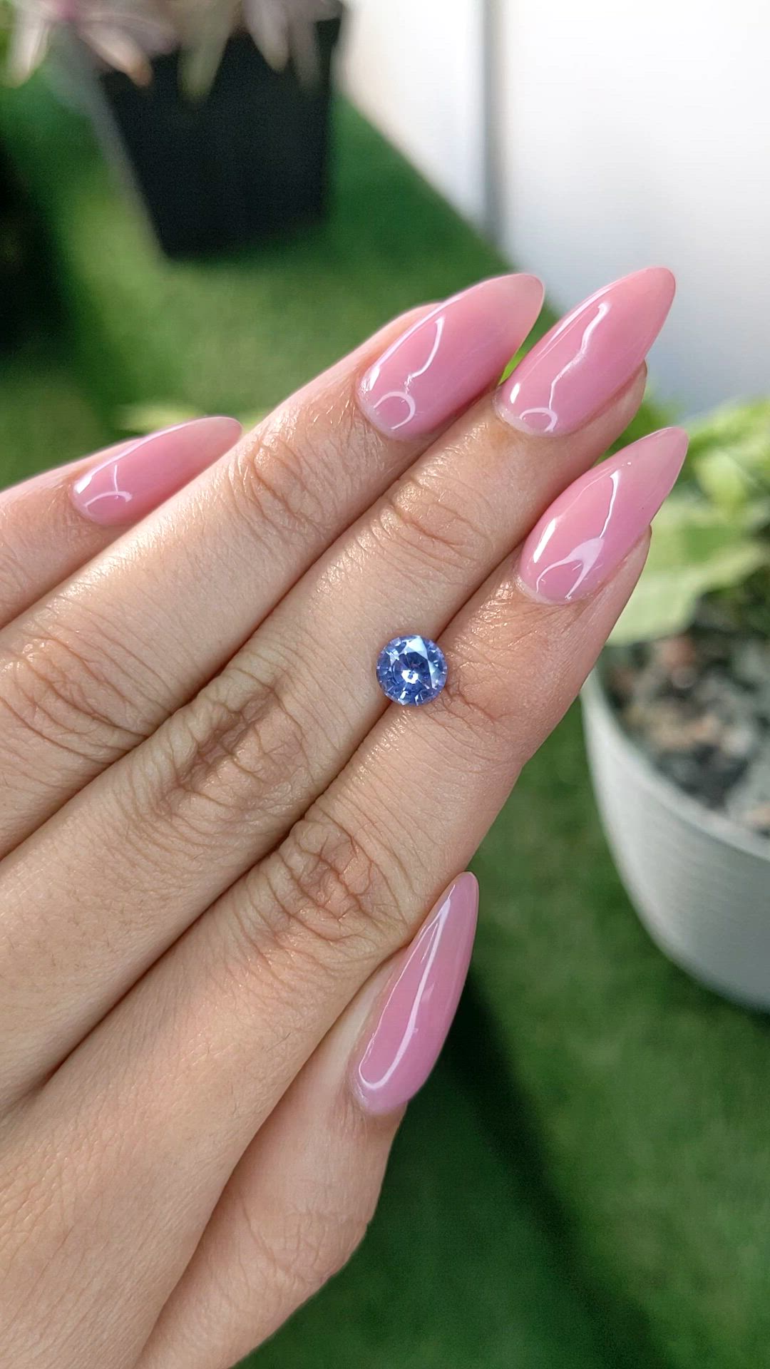 1.05 Ct. Blue Sapphire from Ceylon (Sri Lanka) Size Video