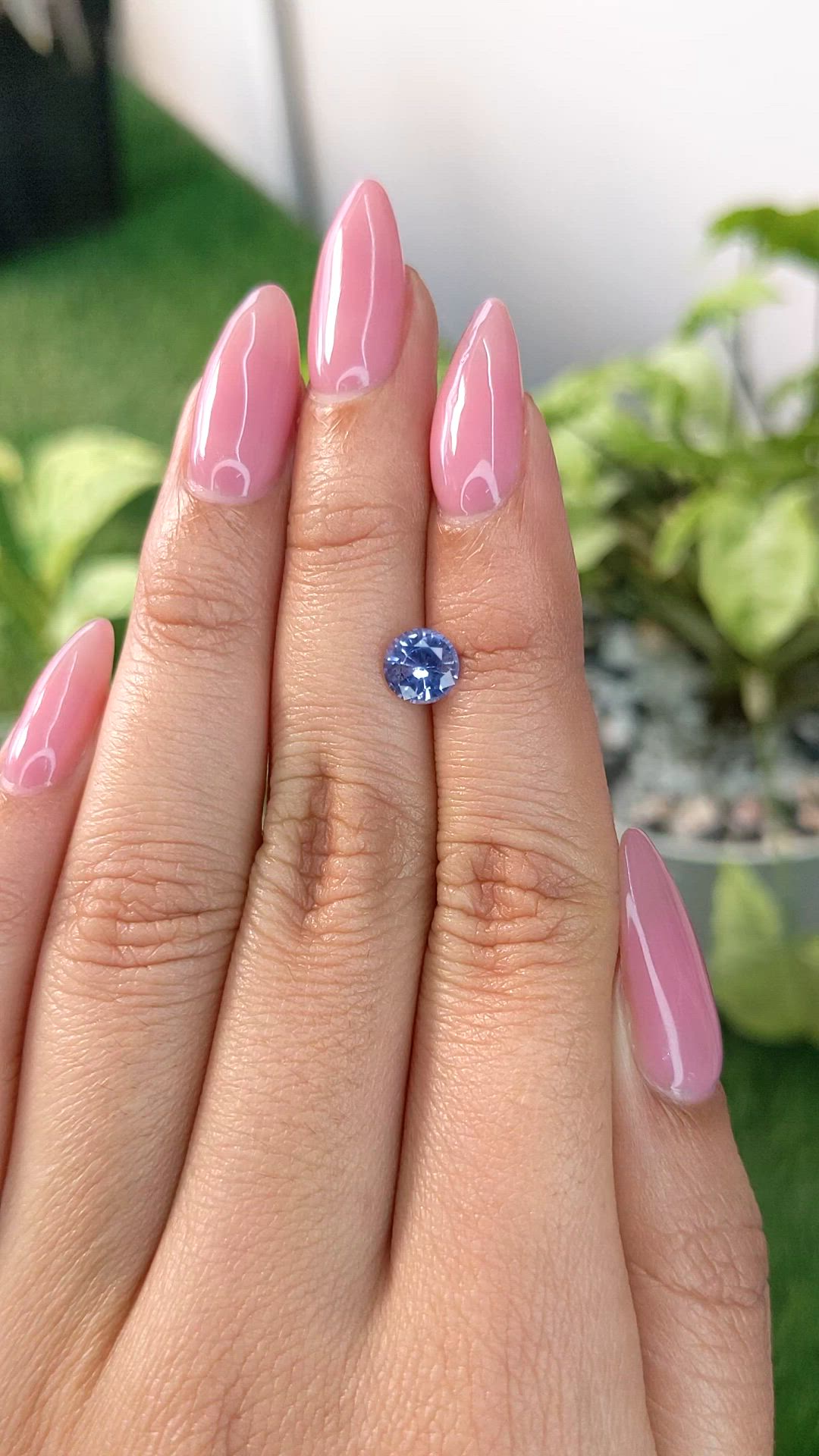 1.05 Ct. Blue Sapphire from Ceylon (Sri Lanka) Size Video