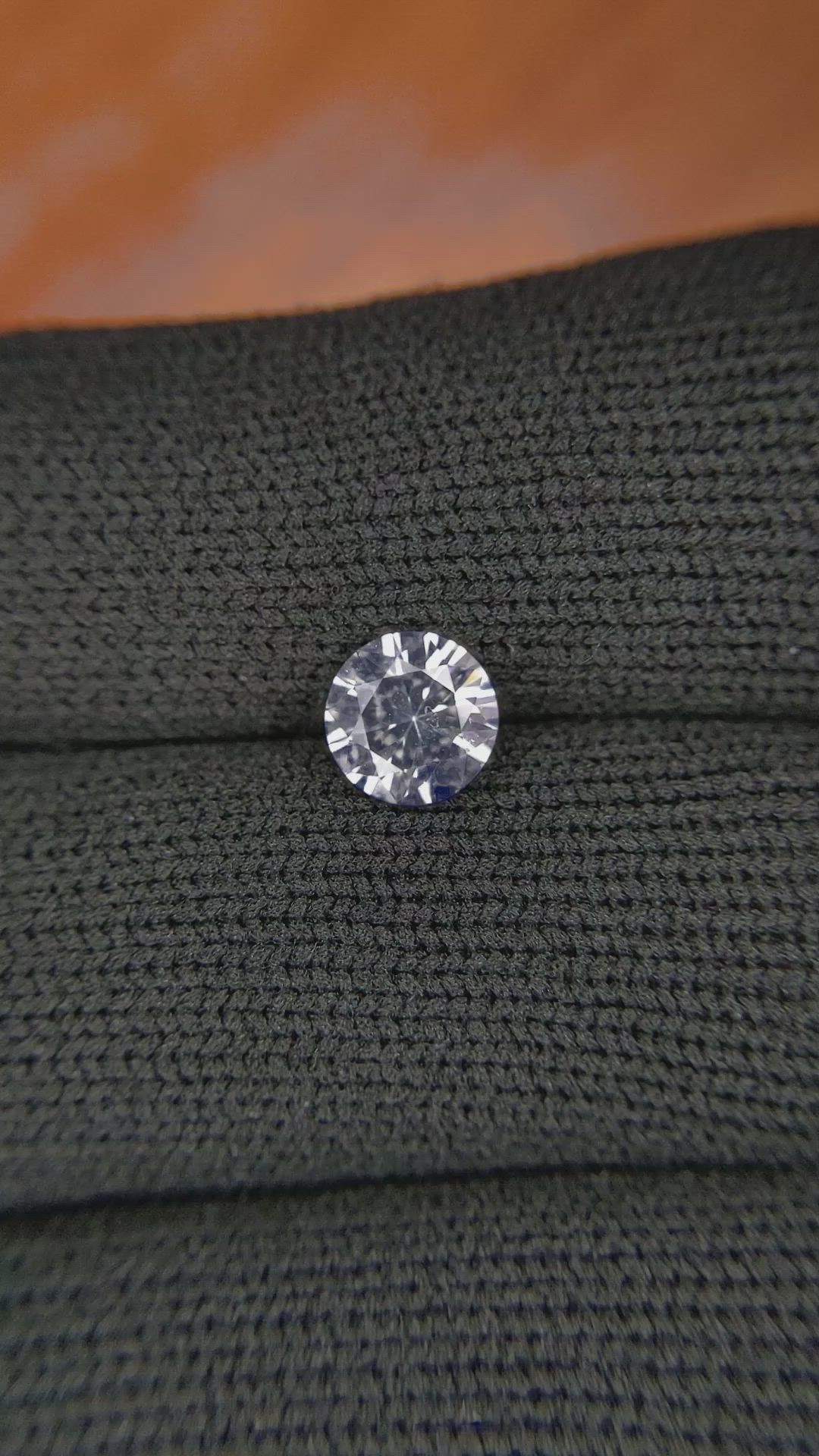 1.16 Ct. White Sapphire from Ceylon (Sri Lanka) Size Video