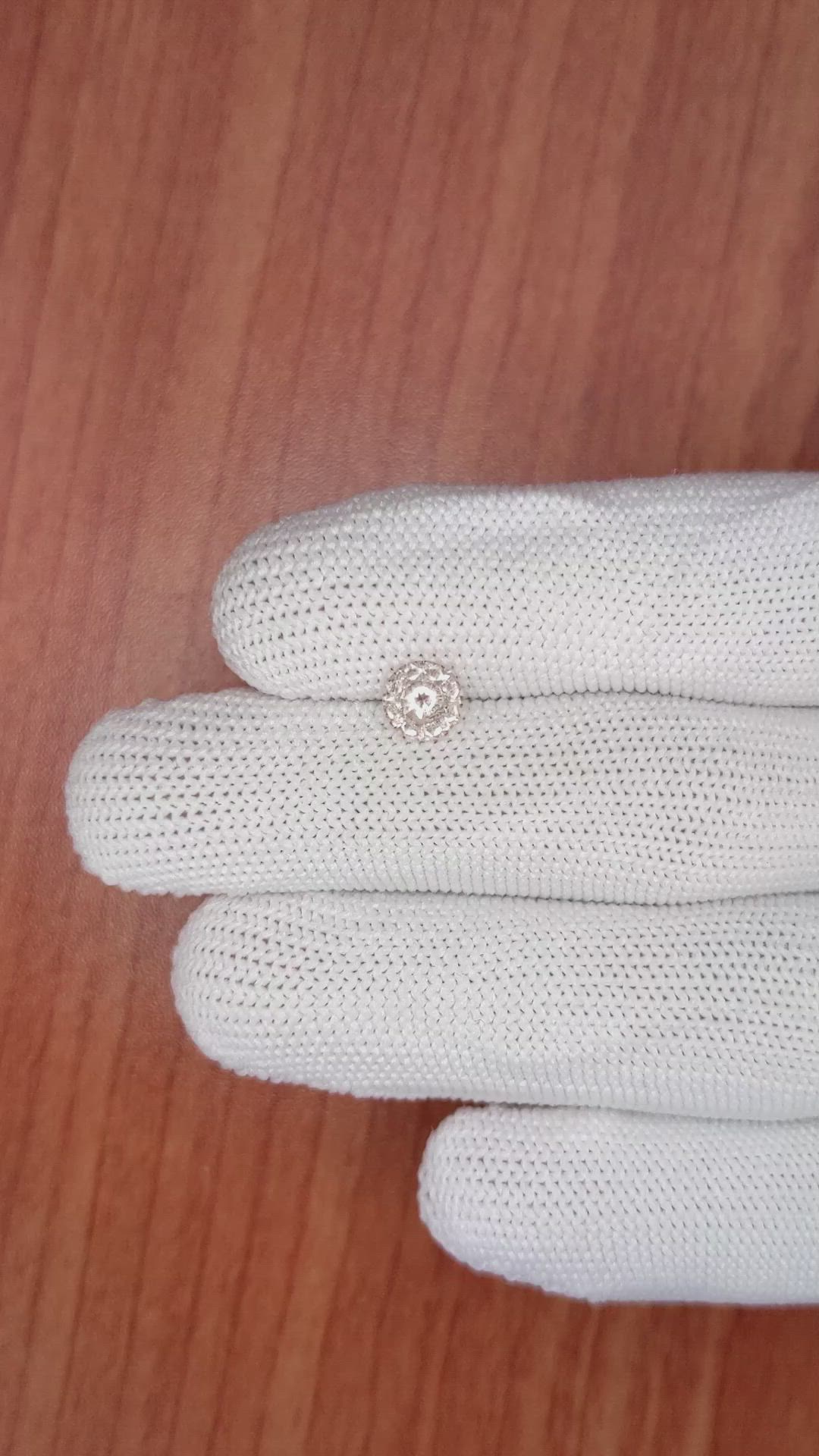 1.07 Ct. Peach Sapphire from Madagascar Size Video