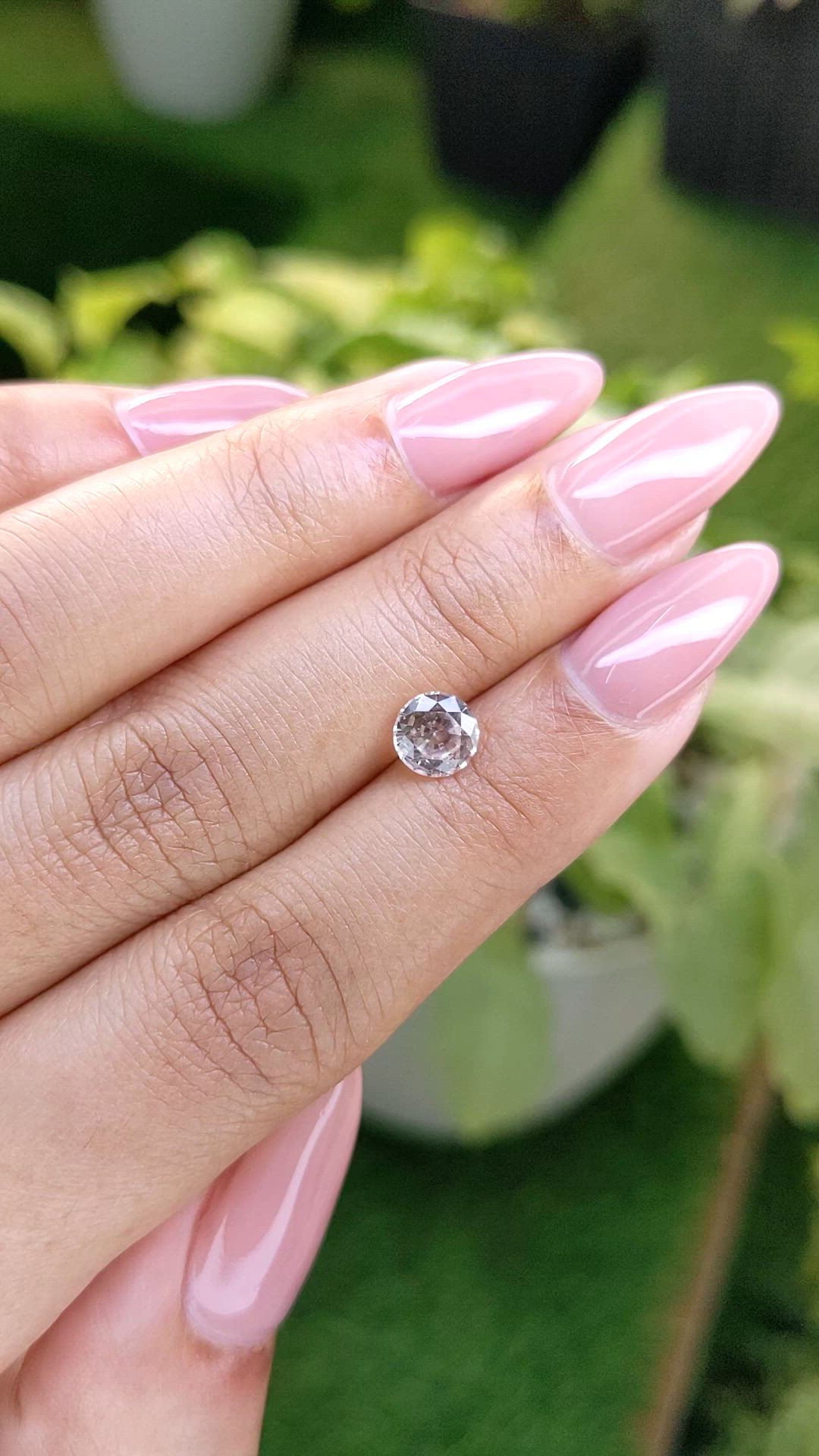 1.07 Ct. Peach Sapphire from Madagascar Size Video
