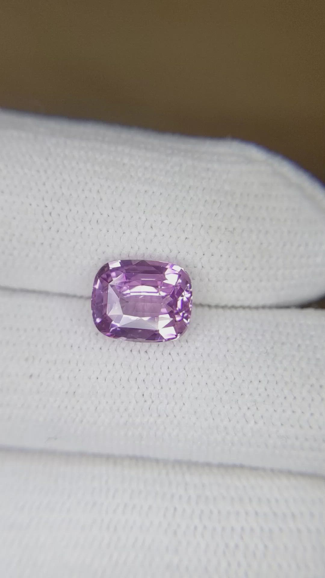 3.05 Ct. Purple Sapphire from Ceylon (Sri Lanka) Size Video