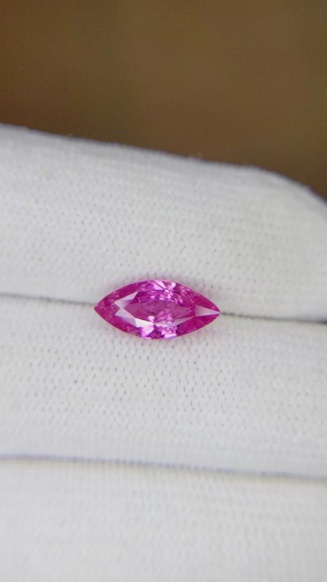 2.40 Ct. Pink Sapphire from Ceylon (Sri Lanka) Size Video