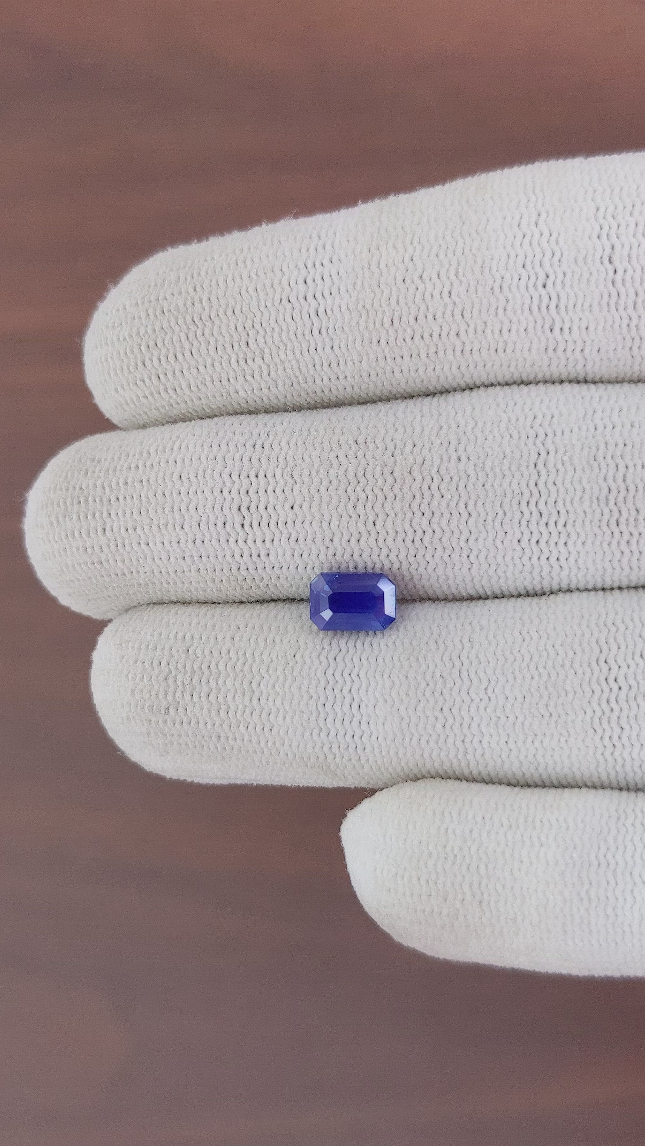 1.52 Ct. Blue Sapphire from Tanzania Size Video