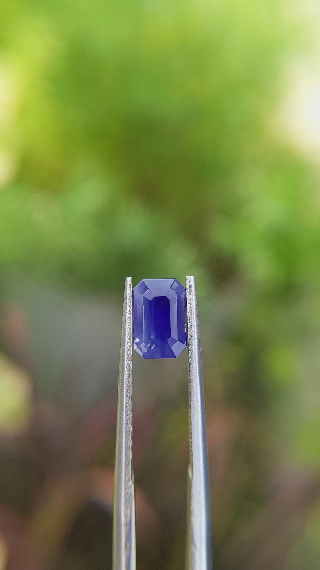 1.52 Ct. Blue Sapphire from Tanzania Size Video