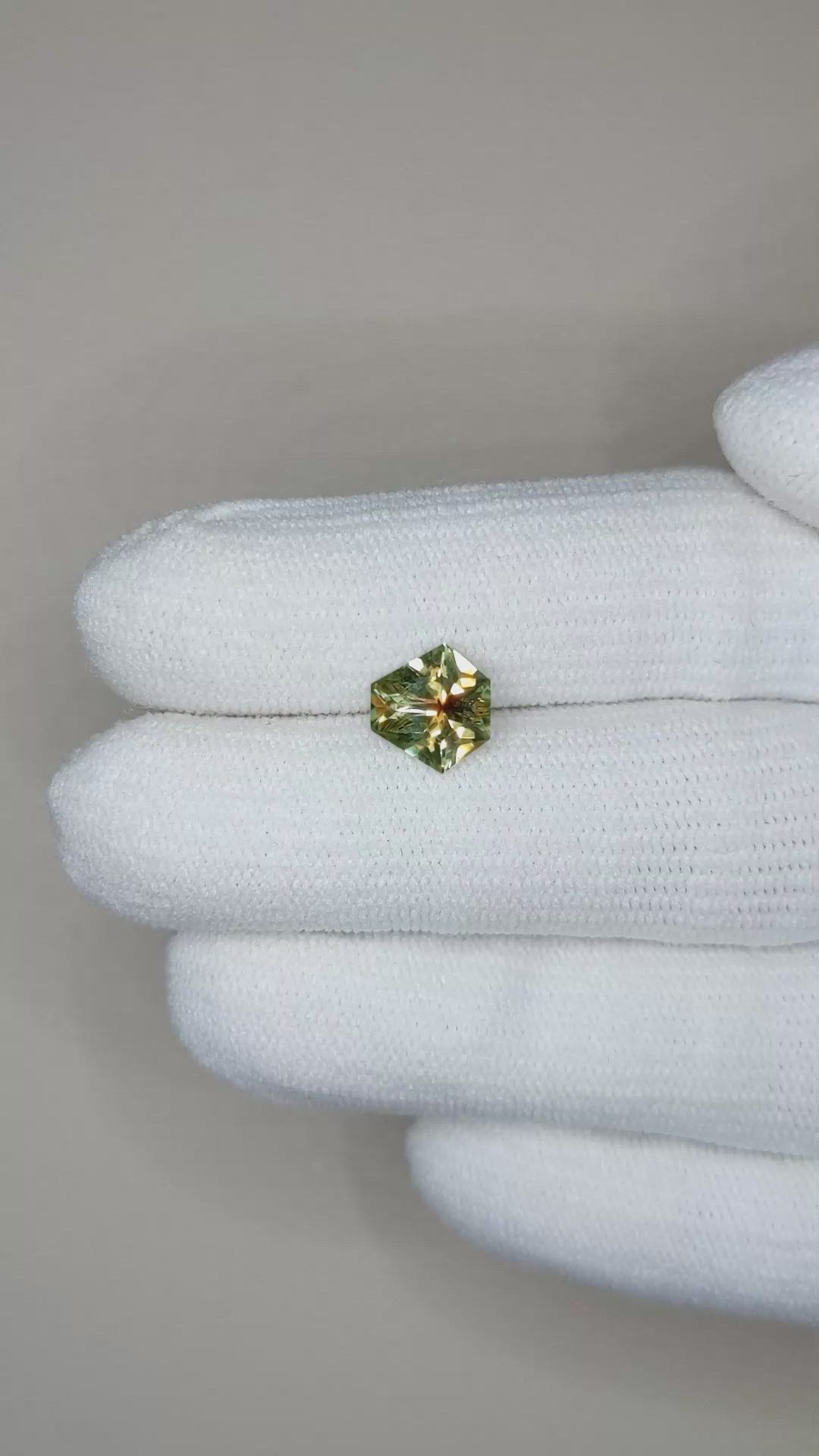 1.67 Ct. Bi Color Sapphire from Montana Size Video