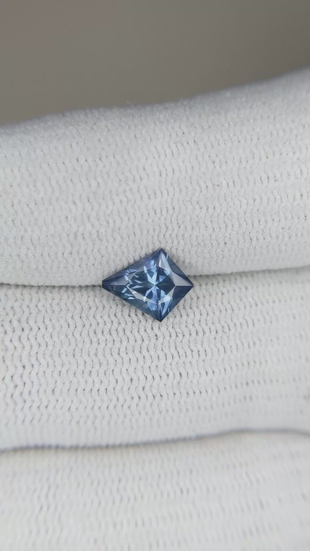 1.04 Ct. Blue Sapphire from Montana Size Video