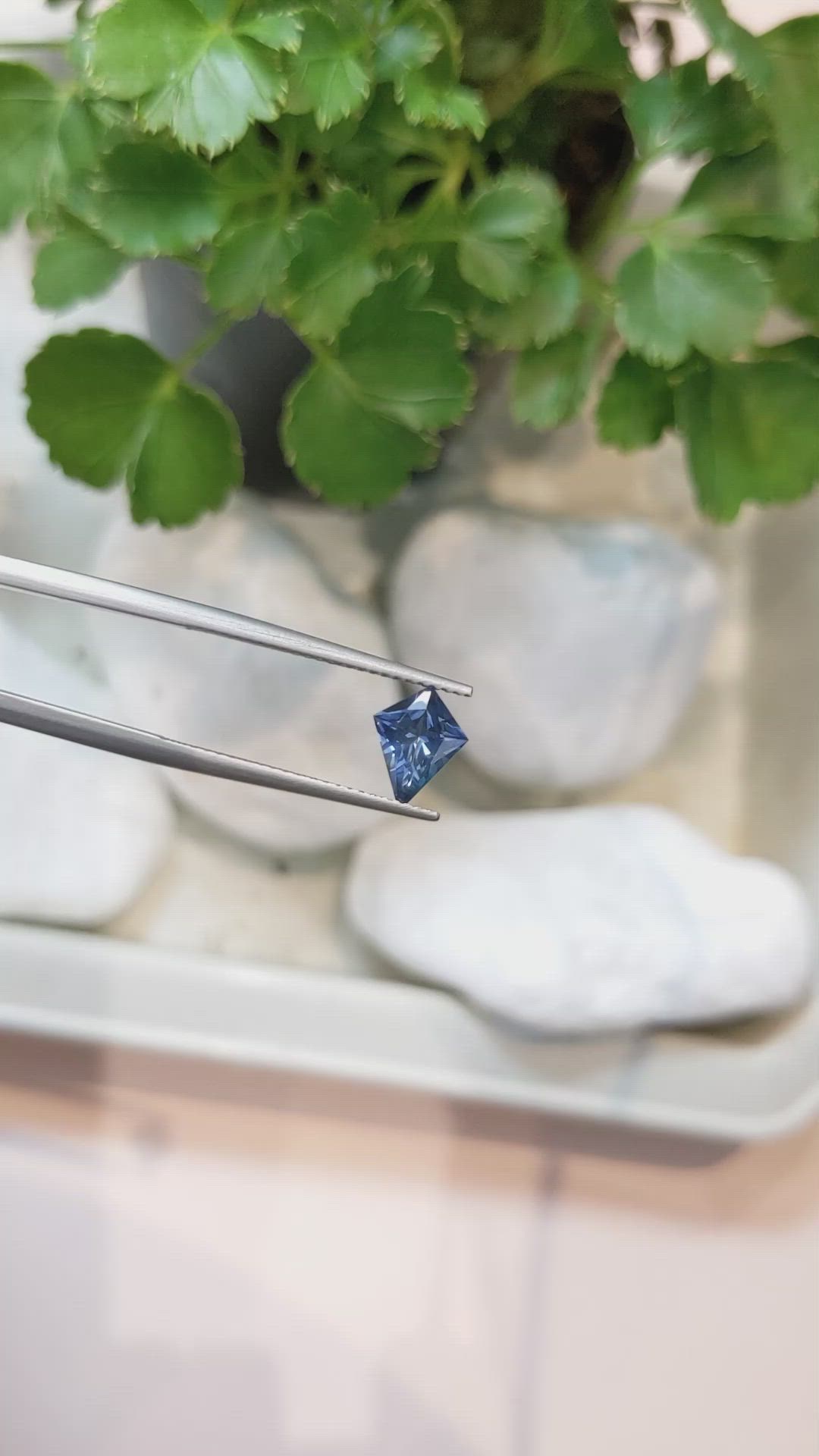 1.04 Ct. Blue Sapphire from Montana Size Video