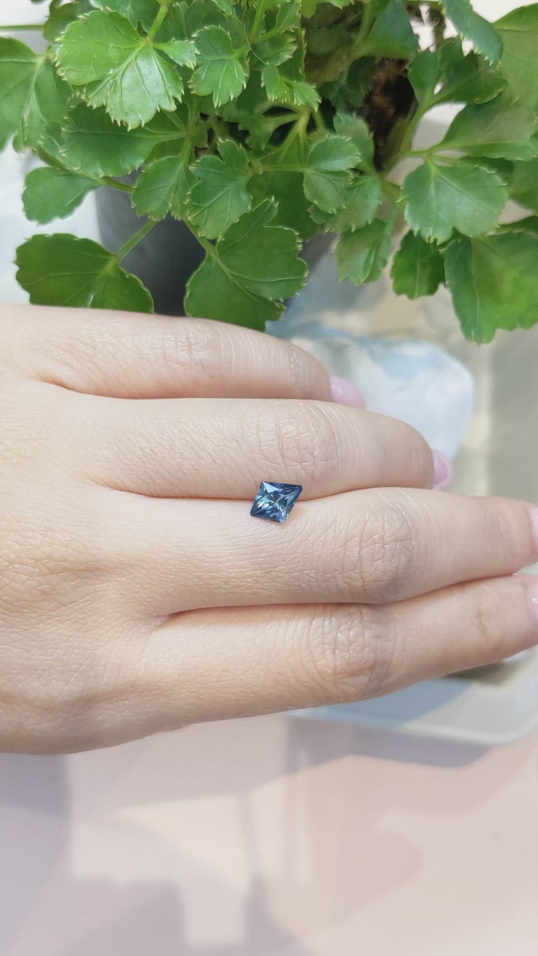 1.14 Ct. Blue Sapphire from Montana Size Video