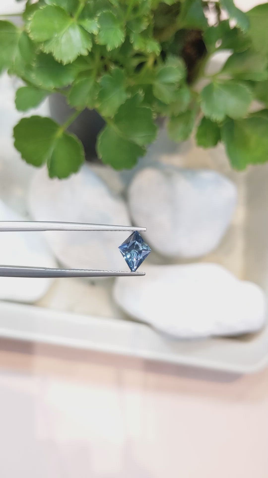 1.14 Ct. Blue Sapphire from Montana Size Video