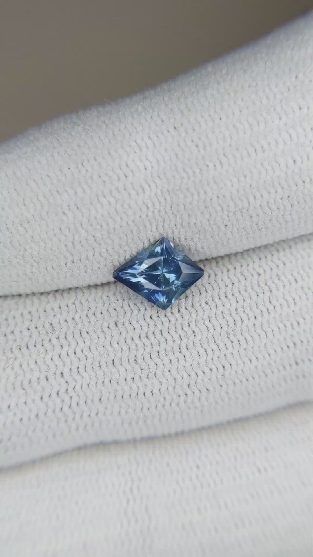 1.14 Ct. Blue Sapphire from Montana Size Video