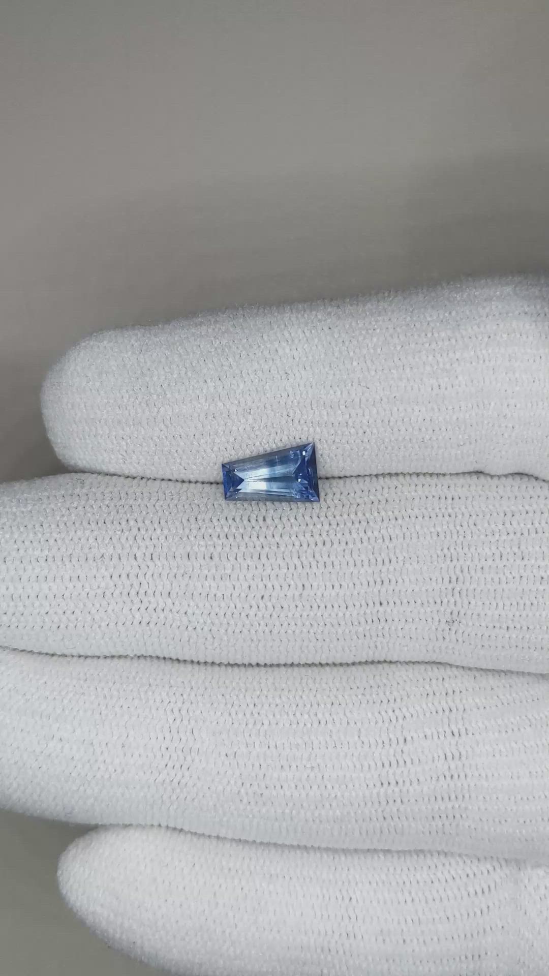 1.29 Ct. Blue Sapphire from Montana Size Video