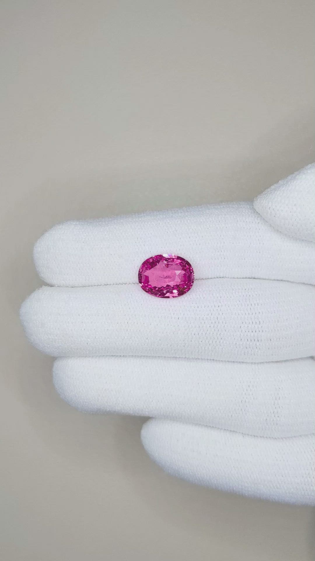 4.08 Ct. Pink Sapphire from Ceylon (Sri Lanka) Size Video