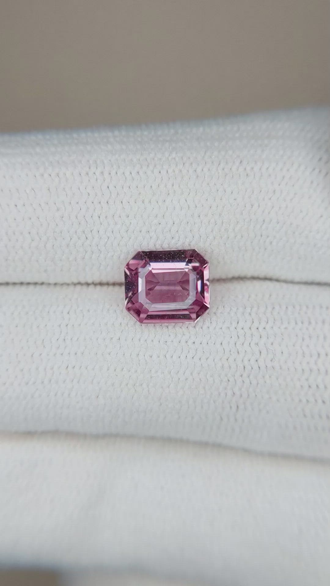 1.64 Ct. Pink Sapphire from Ceylon (Sri Lanka) Size Video