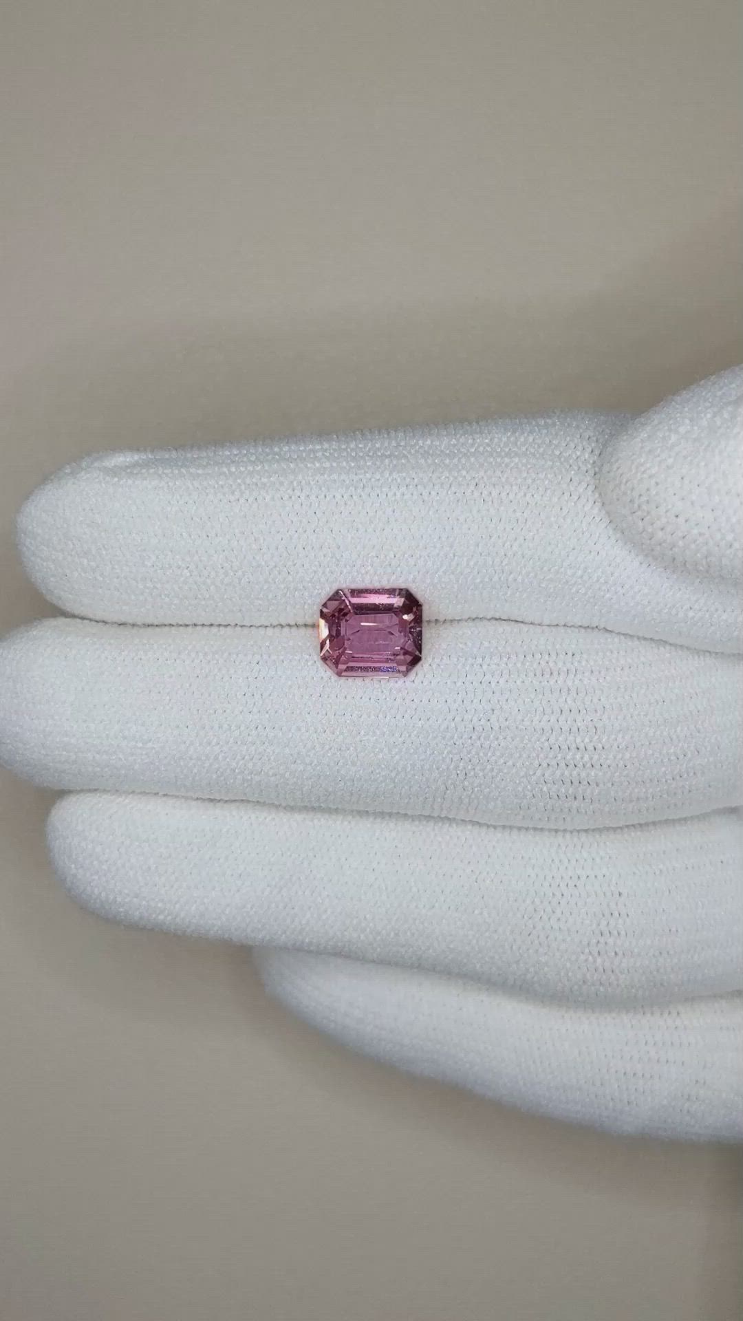 1.64 Ct. Pink Sapphire from Ceylon (Sri Lanka) Size Video