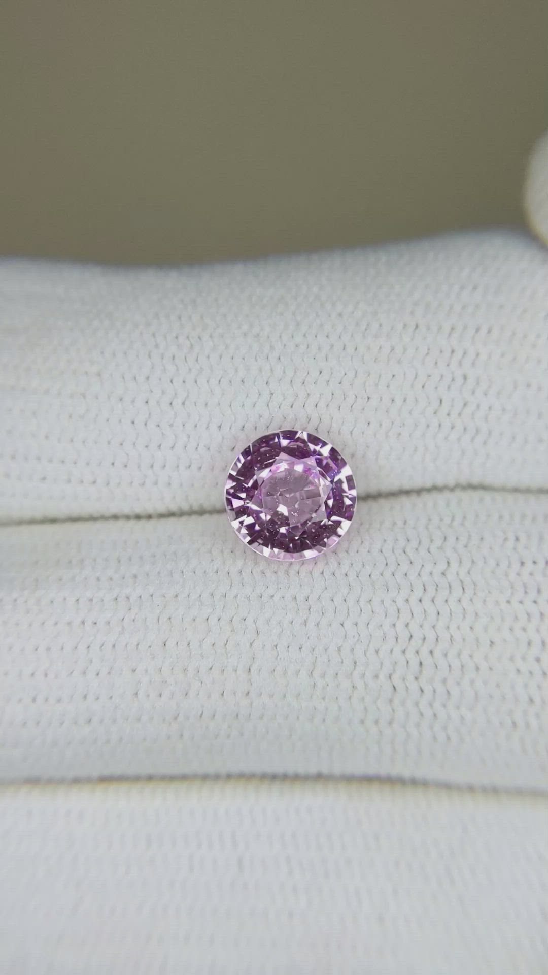 1.71 Ct. Pink Sapphire from Ceylon (Sri Lanka) Size Video