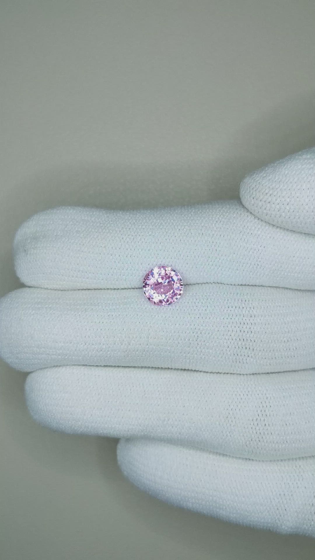 1.71 Ct. Pink Sapphire from Ceylon (Sri Lanka) Size Video