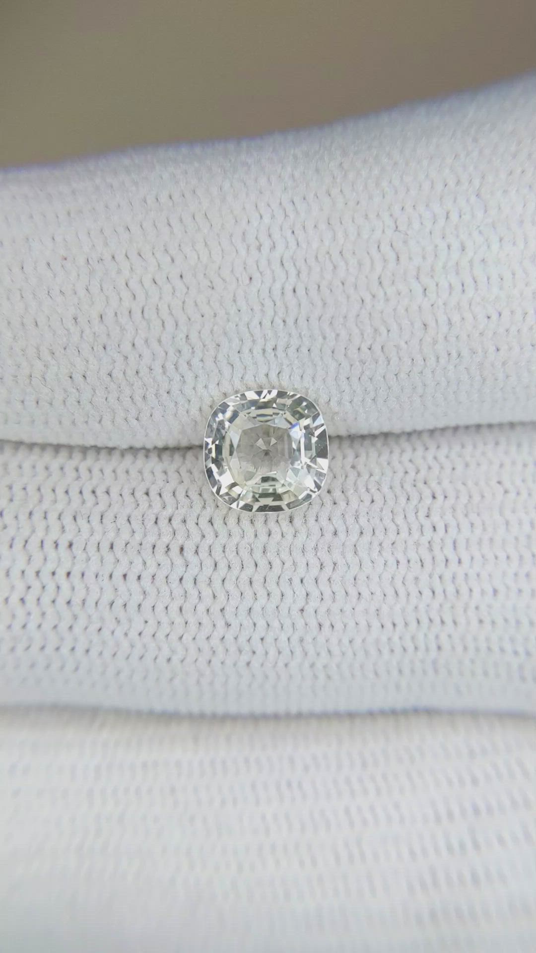 1.52 Ct. Yellow Sapphire from Ceylon (Sri Lanka) Size Video