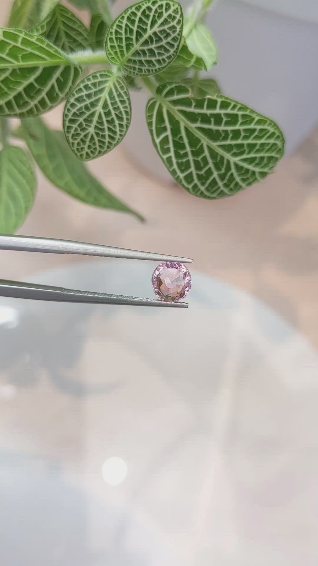 1.24 Ct. Pink Sapphire from Ceylon (Sri Lanka) Size Video