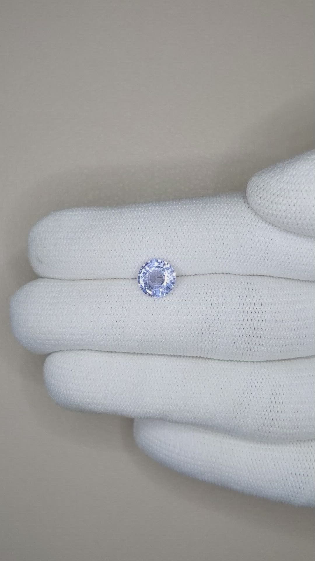 1.46 Ct. Blue Sapphire from Ceylon (Sri Lanka) Size Video