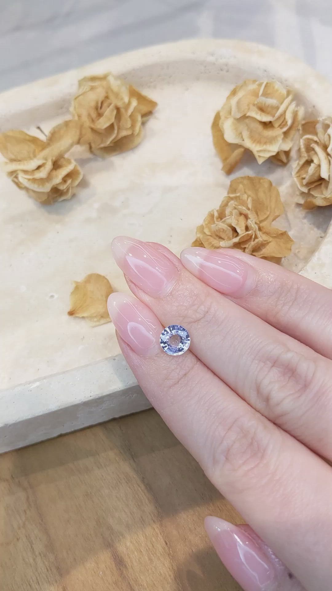 1.46 Ct. Blue Sapphire from Ceylon (Sri Lanka) Size Video