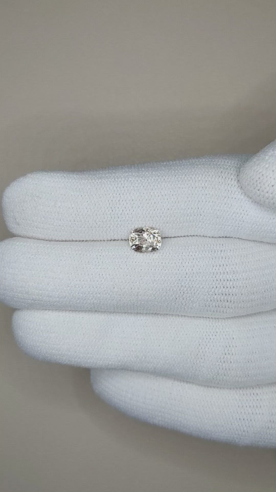 1.02 Ct. Peach Sapphire from Ceylon (Sri Lanka) Size Video