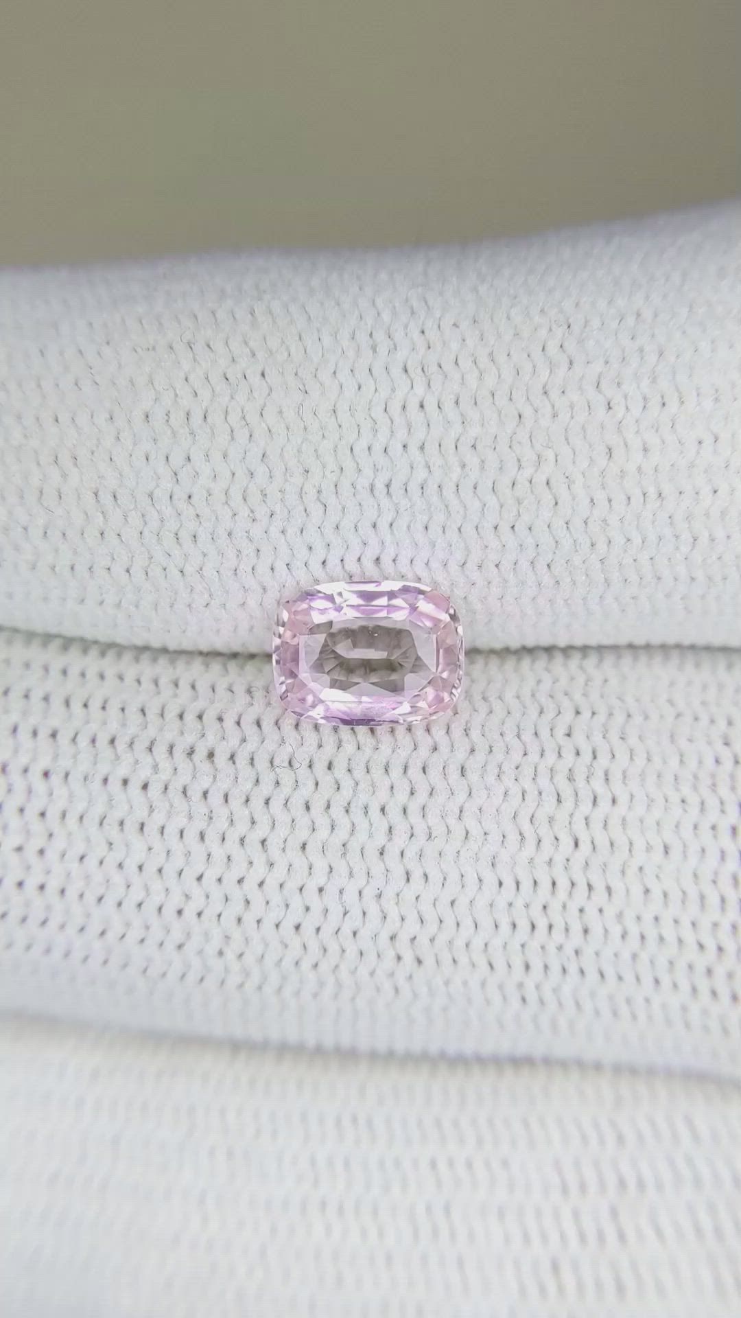 1.36 Ct. Pink Sapphire from Ceylon (Sri Lanka) Size Video