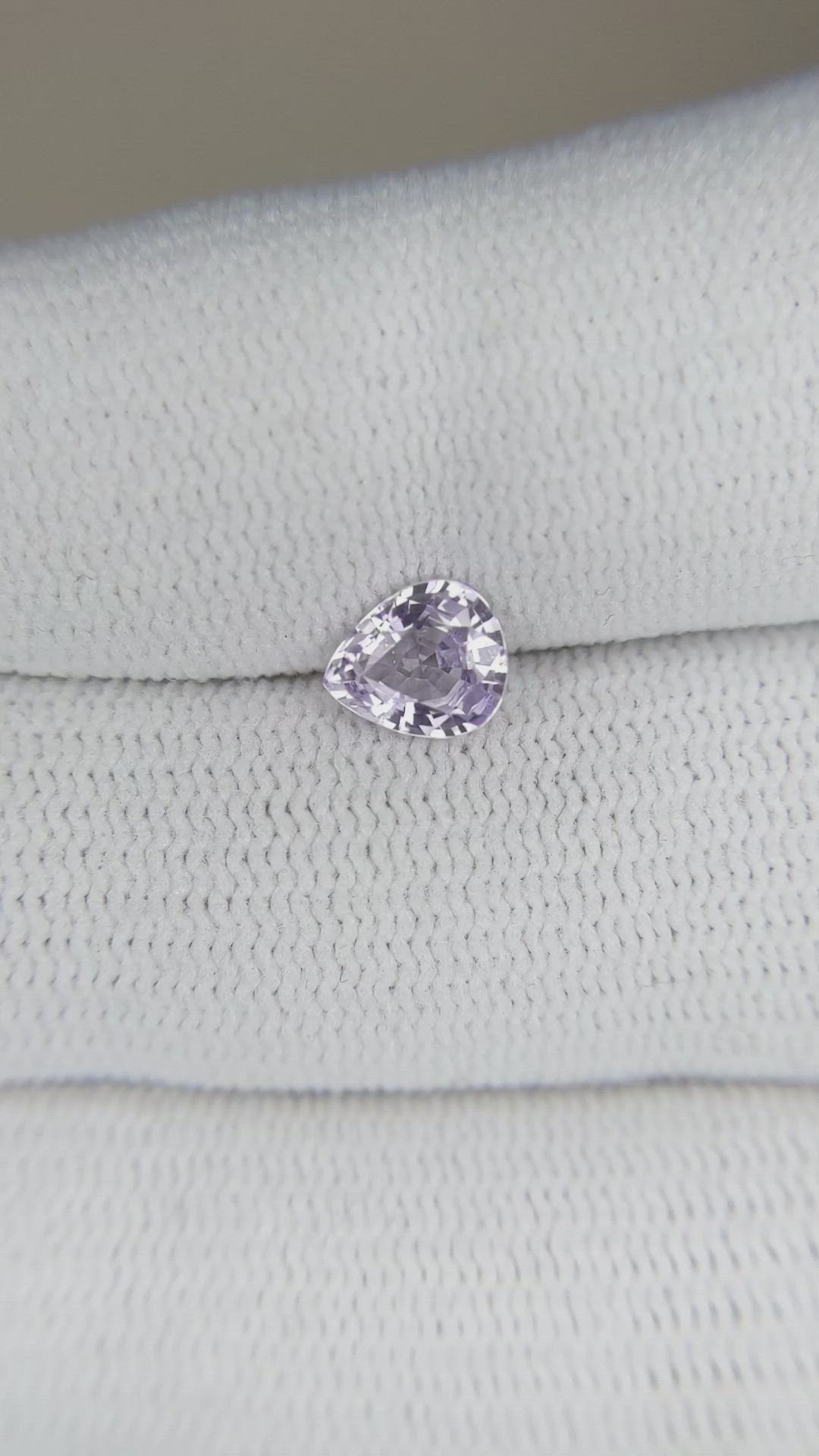 0.91 Ct. Purple Sapphire from Ceylon (Sri Lanka) Size Video
