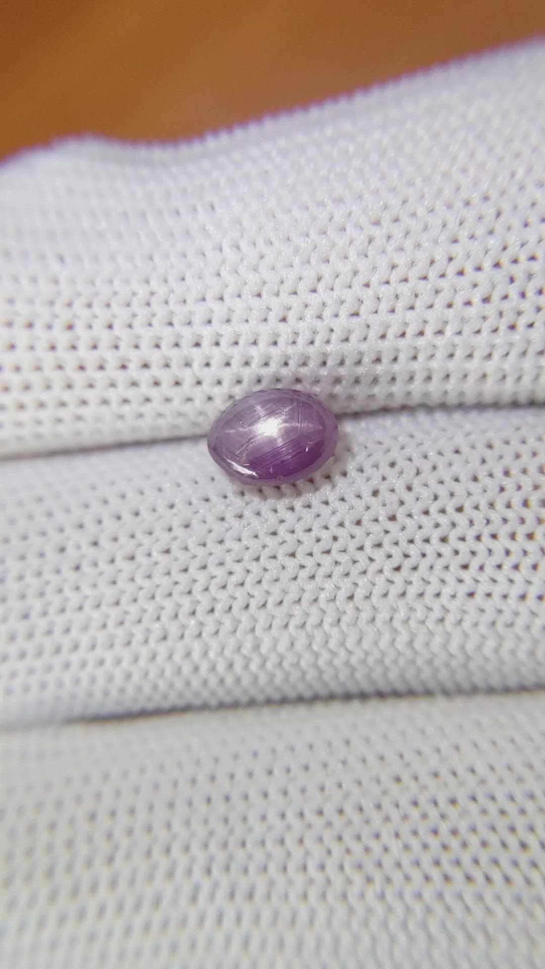 1.75 Ct. Purple Star Sapphire from Ceylon (Sri Lanka) Size Video