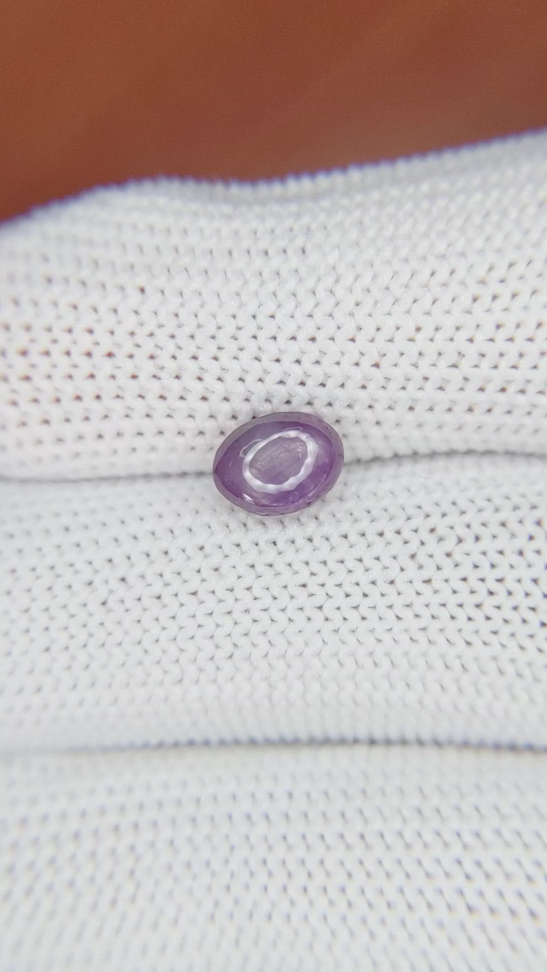 1.75 Ct. Purple Star Sapphire from Ceylon (Sri Lanka) Size Video