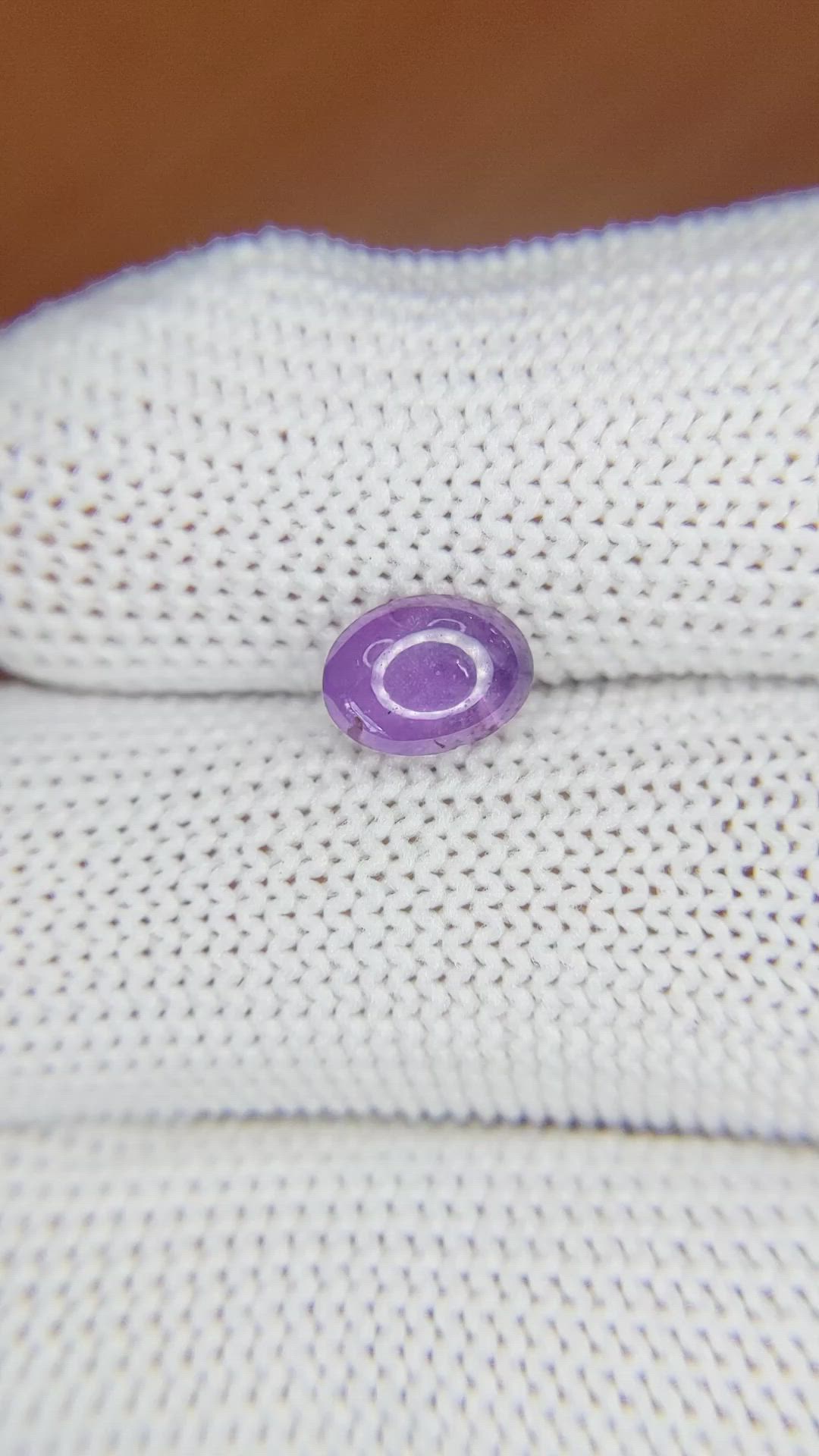 1.90 Ct. Purple Star Sapphire from Ceylon (Sri Lanka) Size Video