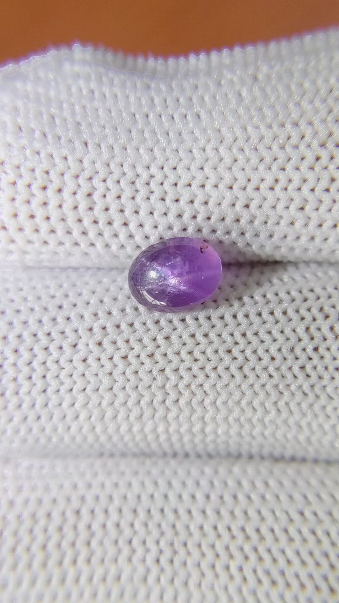 1.90 Ct. Purple Star Sapphire from Ceylon (Sri Lanka) Size Video