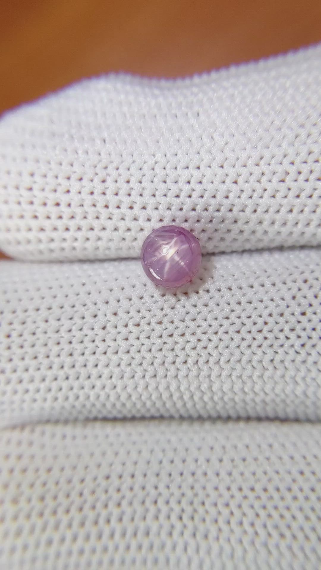 1.63 Ct. Purple Star Sapphire from Ceylon (Sri Lanka) Size Video