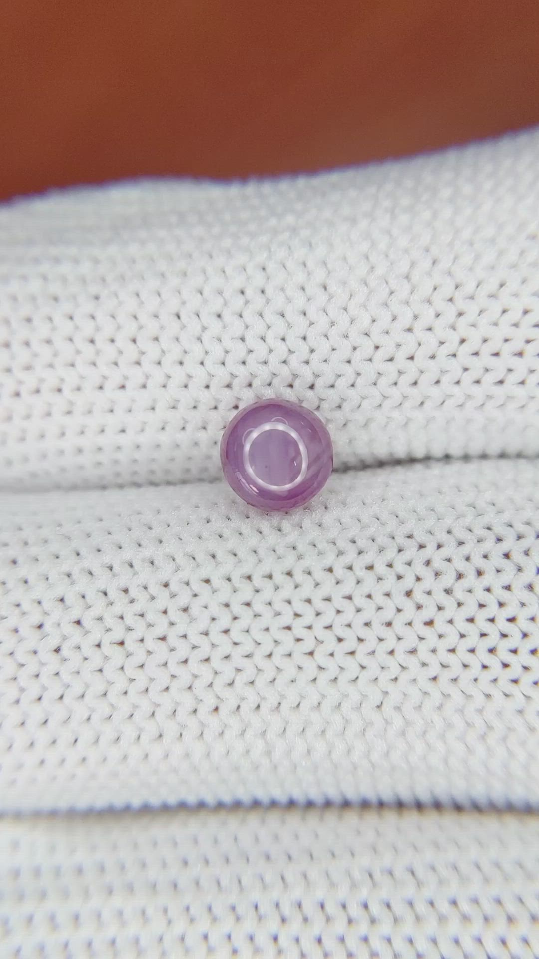 1.63 Ct. Purple Star Sapphire from Ceylon (Sri Lanka) Size Video