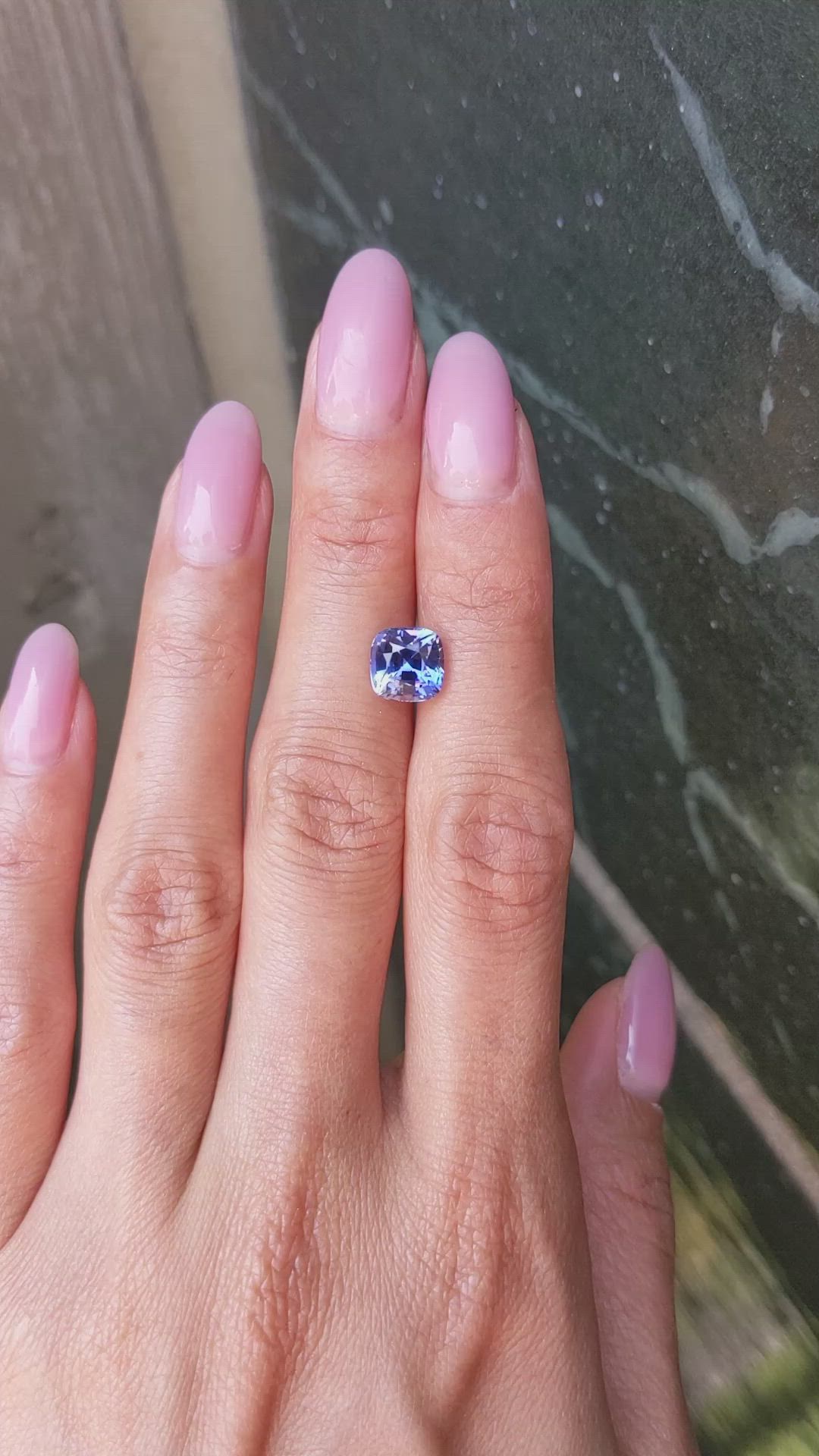 3.13 Ct. Blue Sapphire from Ceylon (Sri Lanka) Size Video