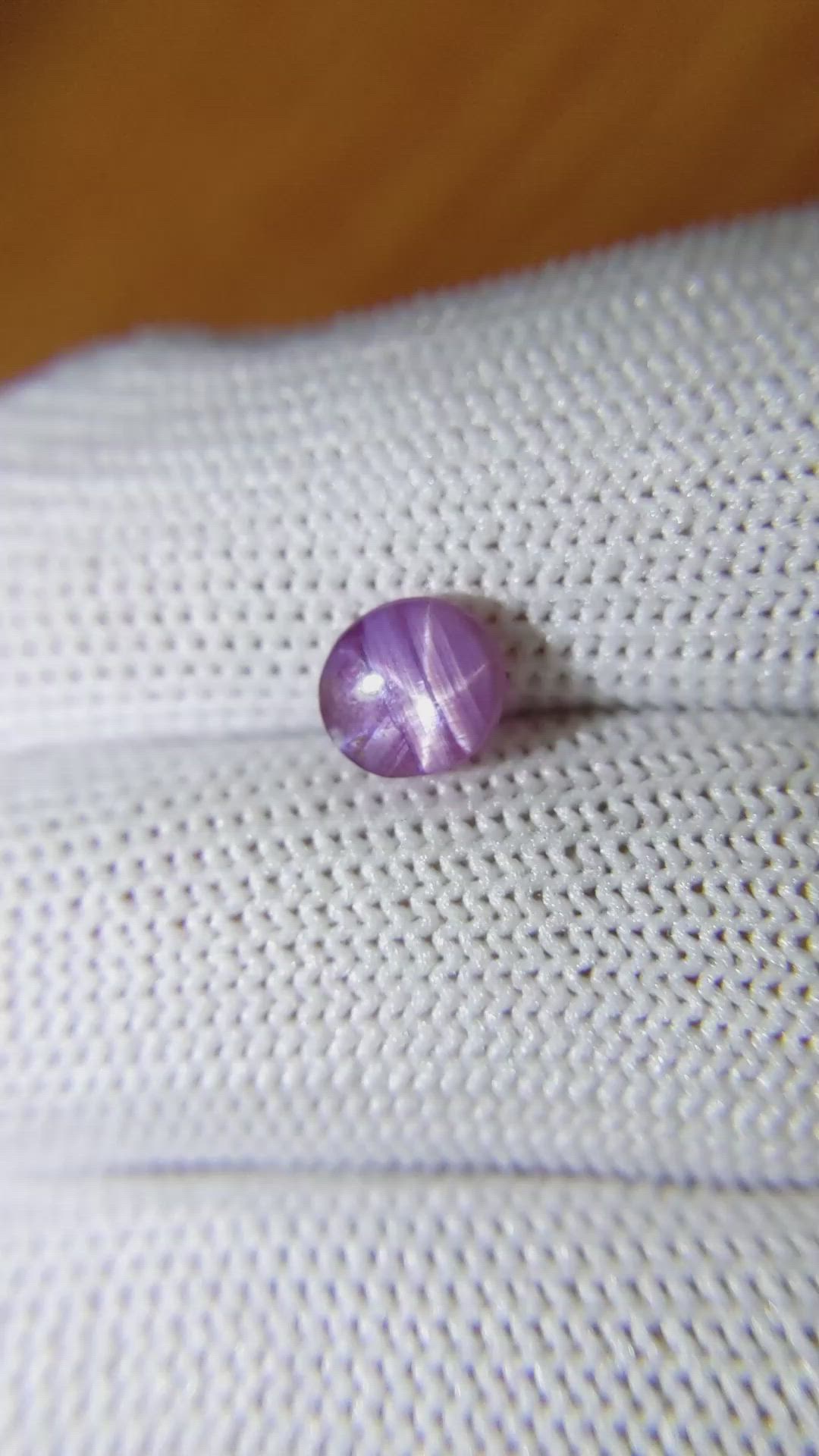 1.83 Ct. Purple Star Sapphire from Ceylon (Sri Lanka) Size Video