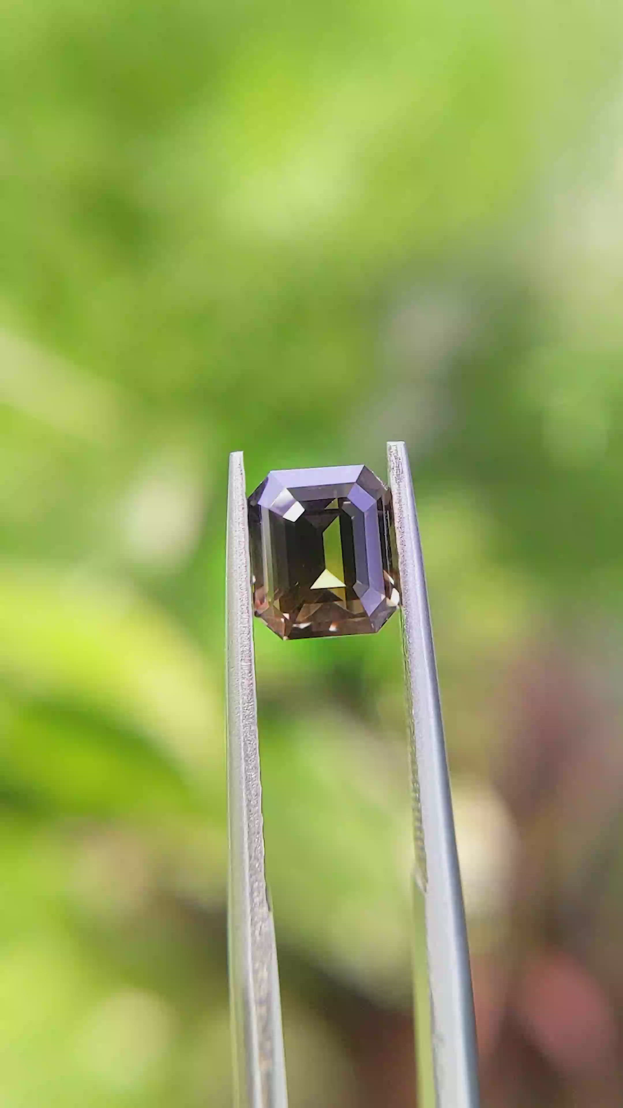 2.08 Ct. Brown Sapphire from Ceylon (Sri Lanka) Size Video