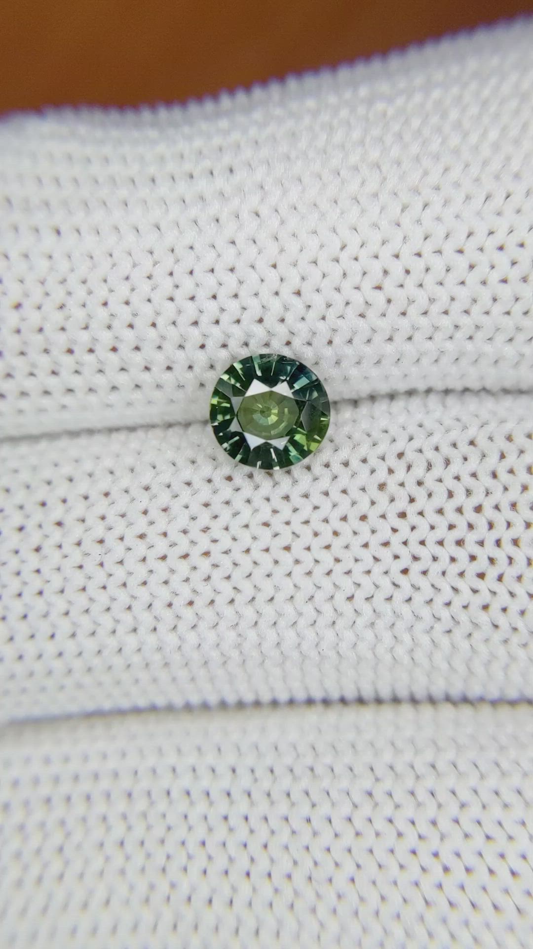 0.99 Ct. Green Sapphire from Madagascar Size Video