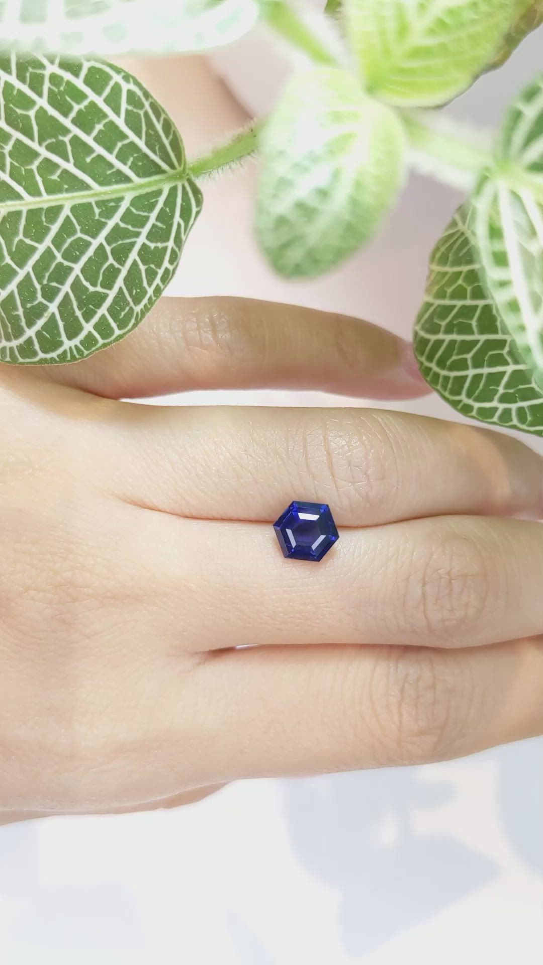 2.60 Ct. Blue Sapphire from Ceylon (Sri Lanka) Size Video