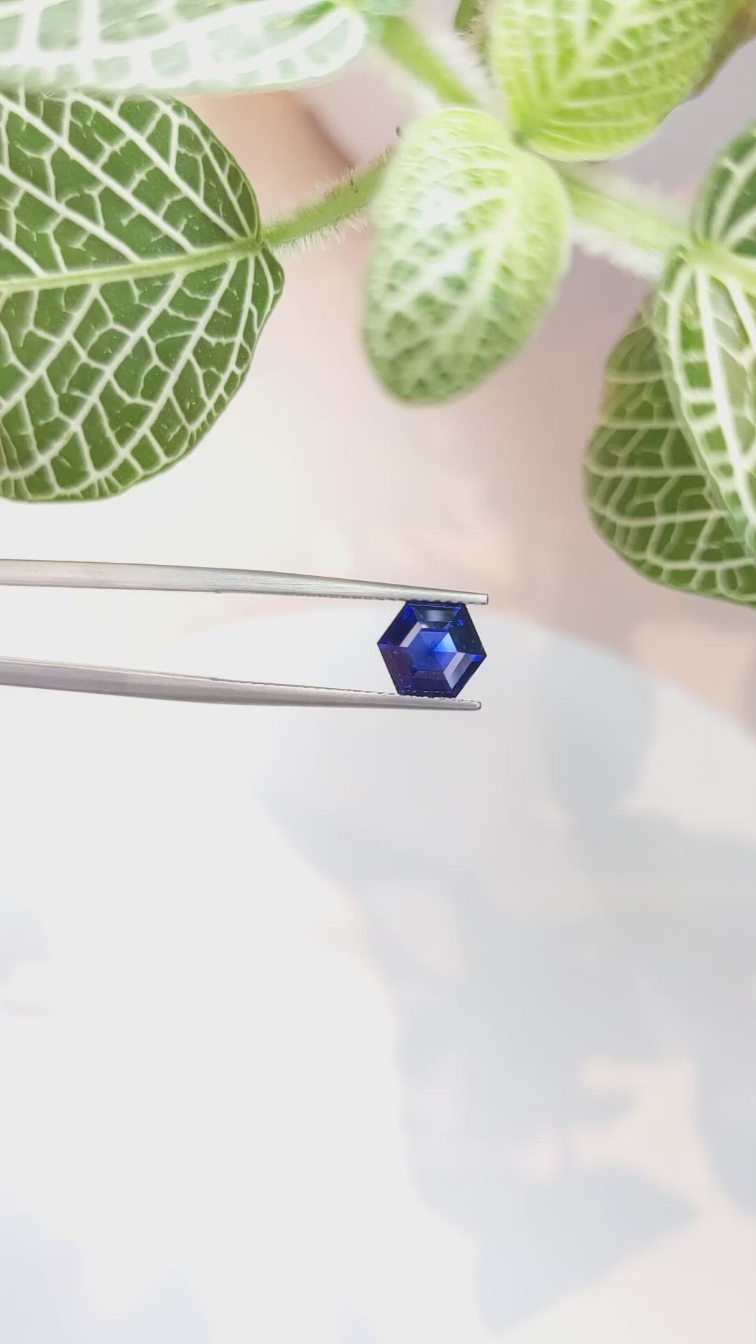 2.60 Ct. Blue Sapphire from Ceylon (Sri Lanka) Size Video