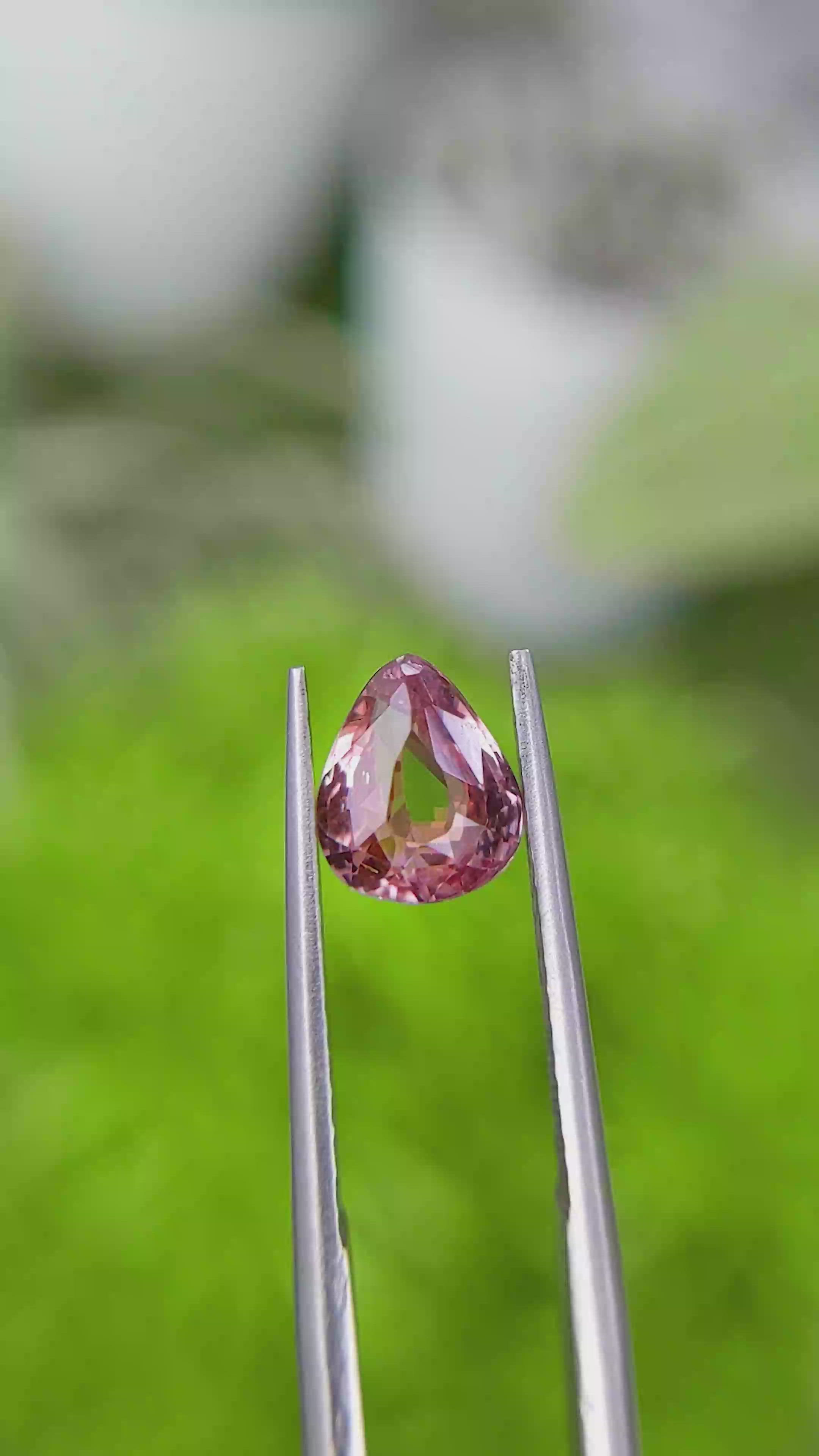 1.98 Ct. Padparadscha Sapphire from Madagascar Size Video