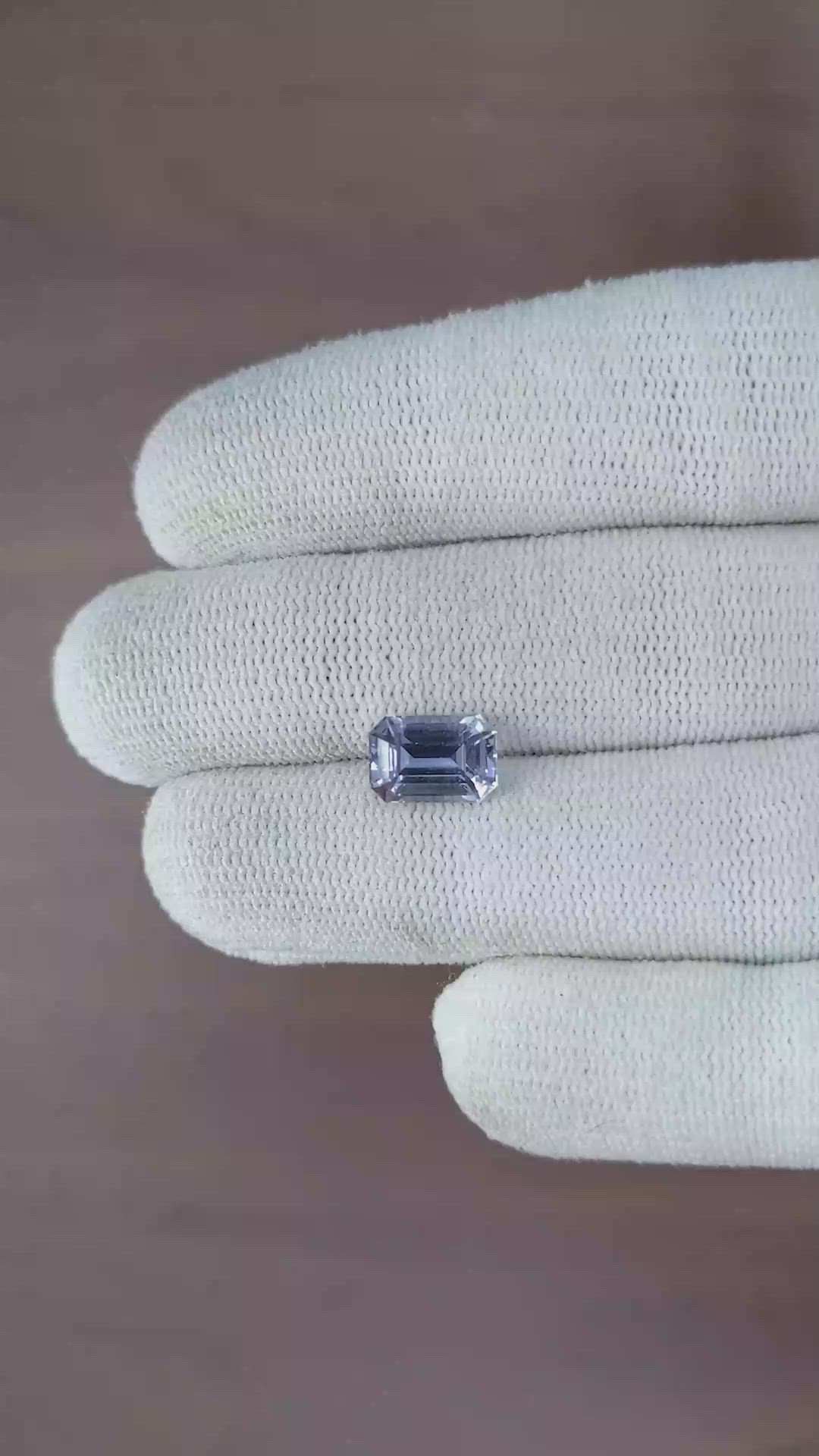 3.05 Ct. Blue Sapphire from Ceylon (Sri Lanka) Size Video