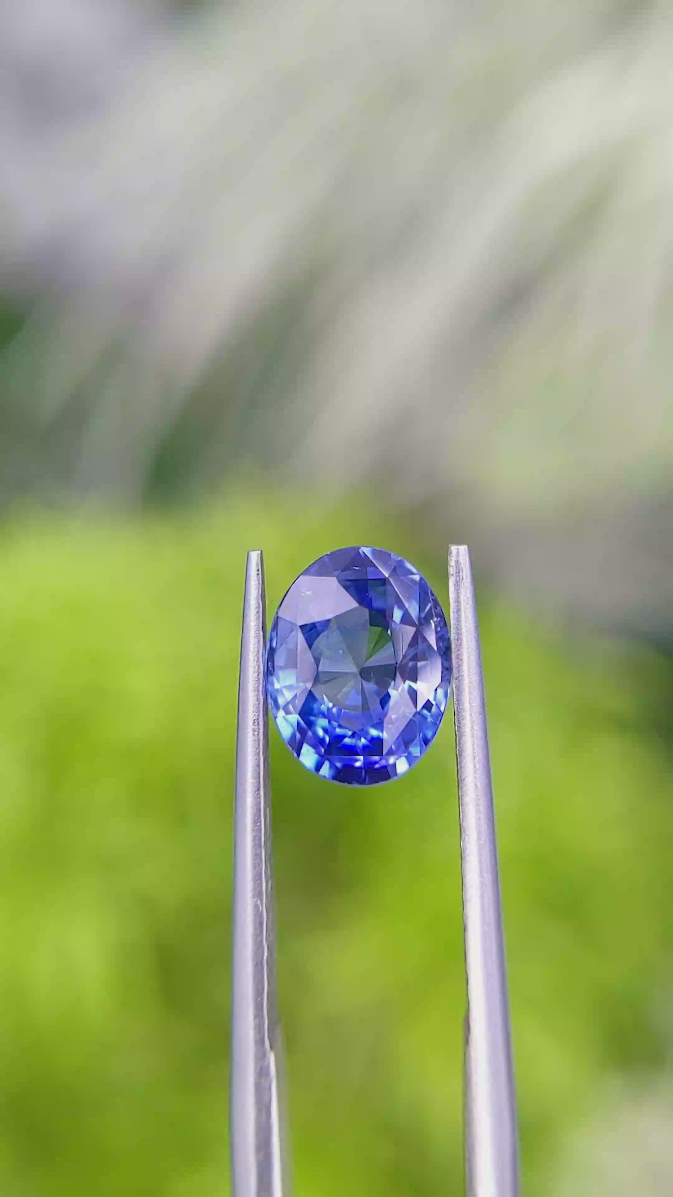 2.00 Ct. Blue Sapphire from Ceylon (Sri Lanka) Size Video