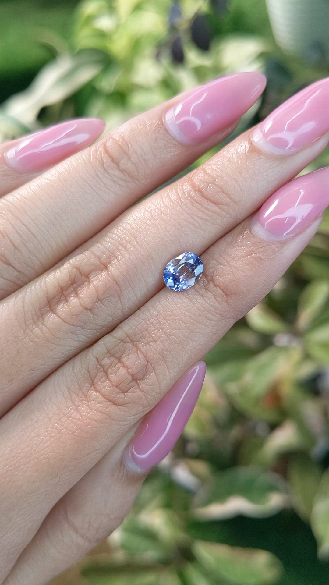 1.22 Ct. Bi Color Sapphire from Ceylon (Sri Lanka) Size Video