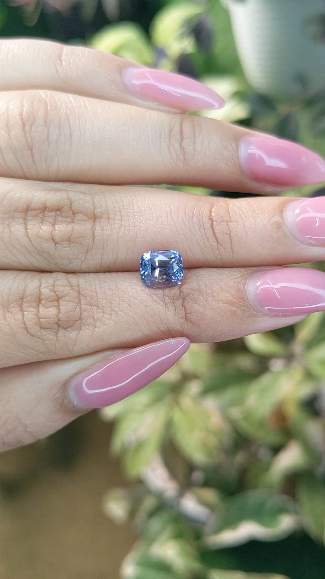 2.03 Ct. Bi Color Sapphire from Ceylon (Sri Lanka) Size Video