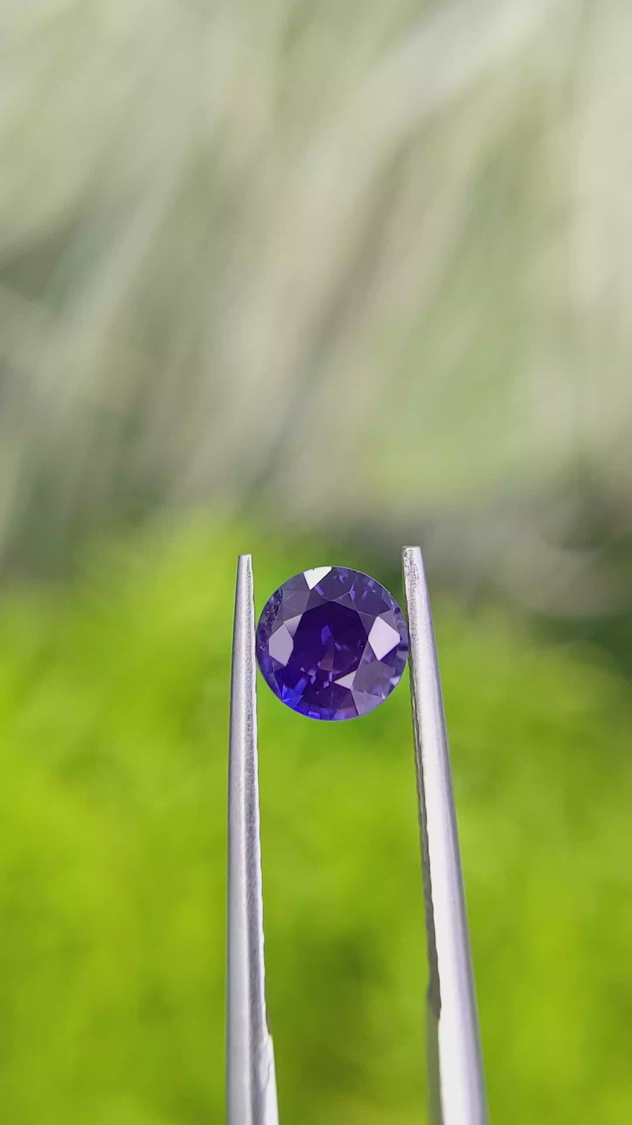 1.14 Ct. Color Change Sapphire from Ceylon (Sri Lanka) Size Video