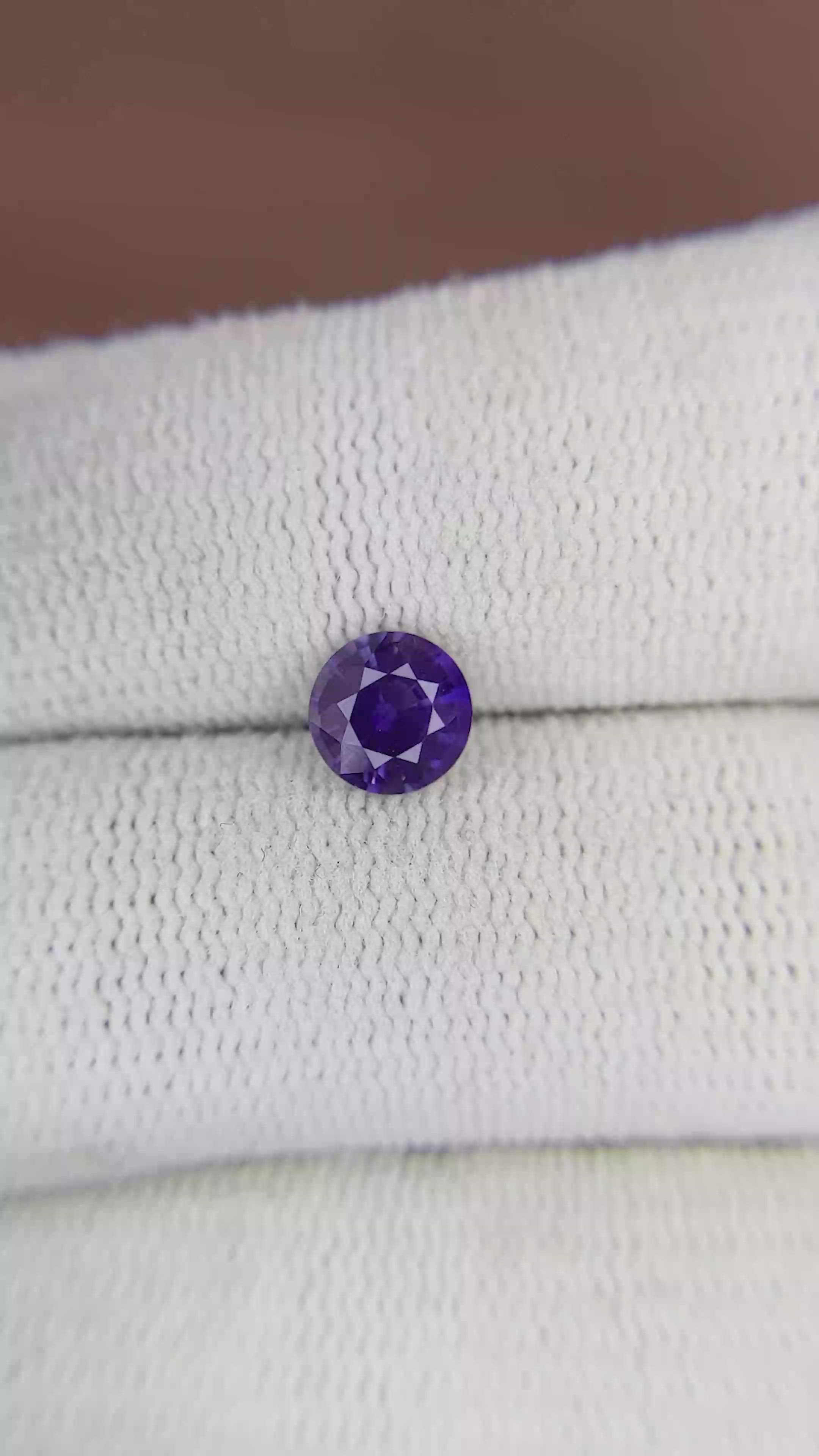1.14 Ct. Color Change Sapphire from Ceylon (Sri Lanka) Size Video