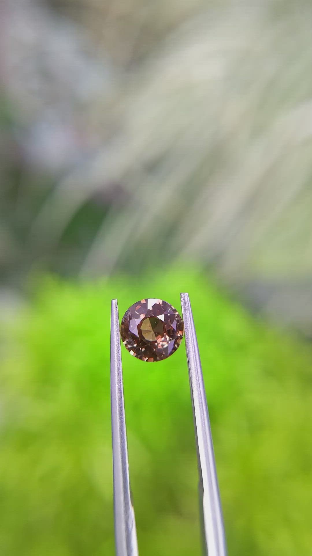 1.04 Ct. Orangish Brown Sapphire from Madagascar Size Video