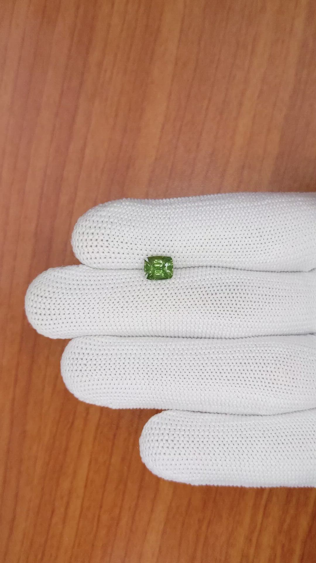 1.41 Ct. Green Sapphire from Australia Size Video