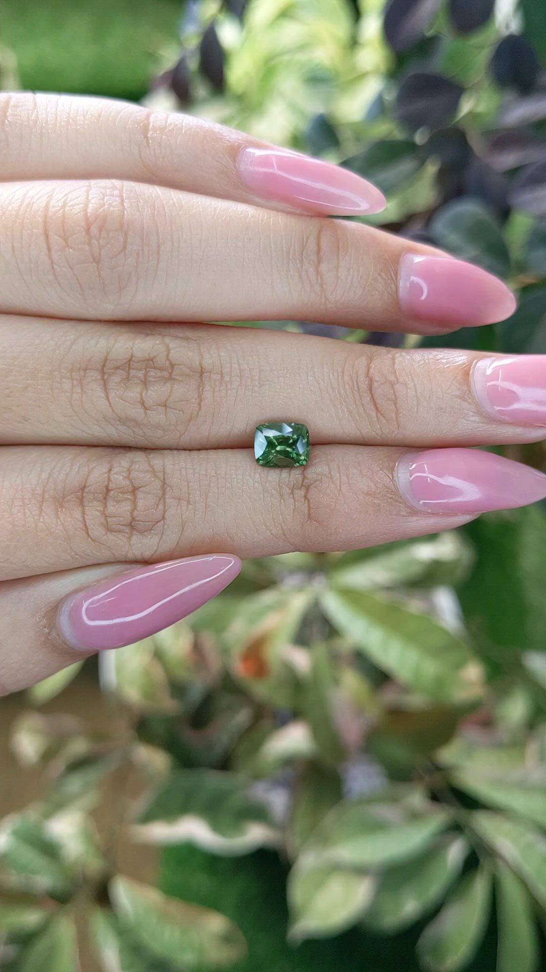 1.41 Ct. Green Sapphire from Australia Size Video